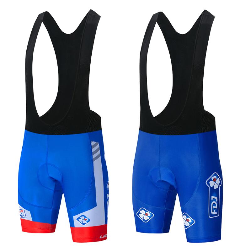 

Cycling Shorts 2021 Pro Team FDJ Bottom 9D Gel Bike Sets Mens Ropa Ciclismo Culotte Biycling Bib Straps Coolmax MTB