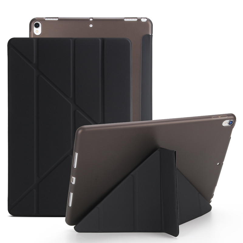 

IPad Case Silicone Soft Back For iPad pro10.5 2019 Case ipad23 10.2 mini4 5 Pu Leather Smart Cover Case hot