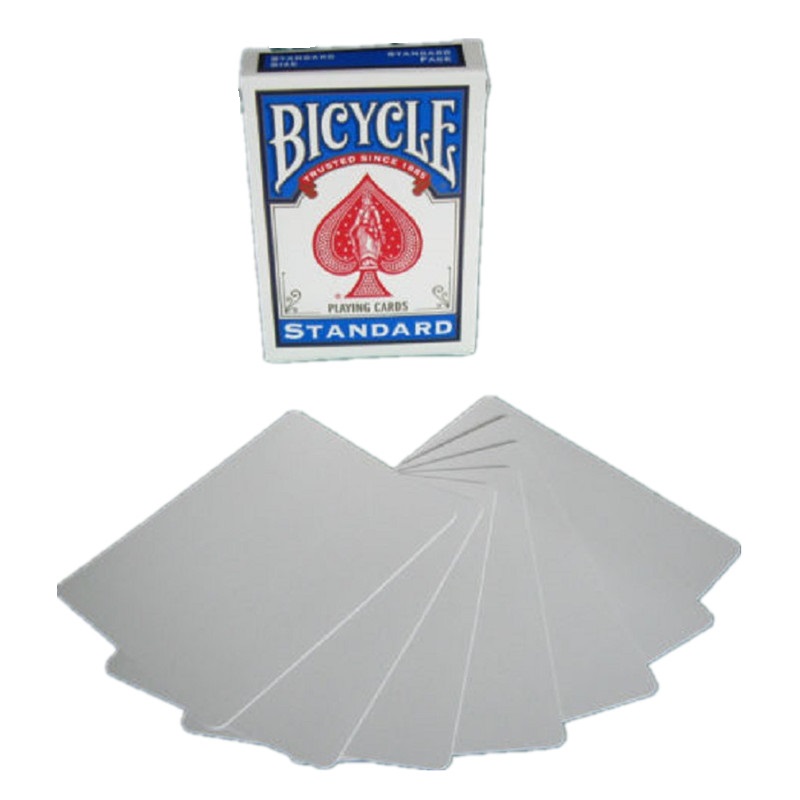 

Bicycle Double Blank Playing Cards Gaff Deck Magic Cards Poker Special Props Close Up Stage Magic Tricks for Magician