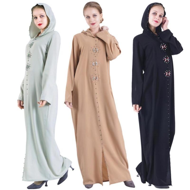 

2020 Arabic Abaya Turkish Muslim Dress Islamic Clothing For Women Kaftan Dubai Caftan Ramadan Eid Mubarak Ropa Mujer a1385