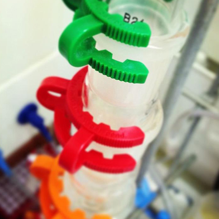 

Colorful 10mm 14mm 18mm Plastic Keck Clip for glass bong adapter Downstem water pipes dab rig Laboratory Lab Clamp clips