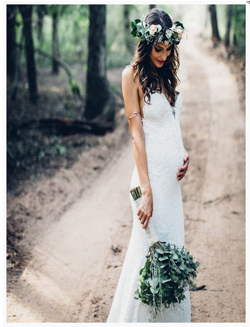 mermaid wedding dress pregnant