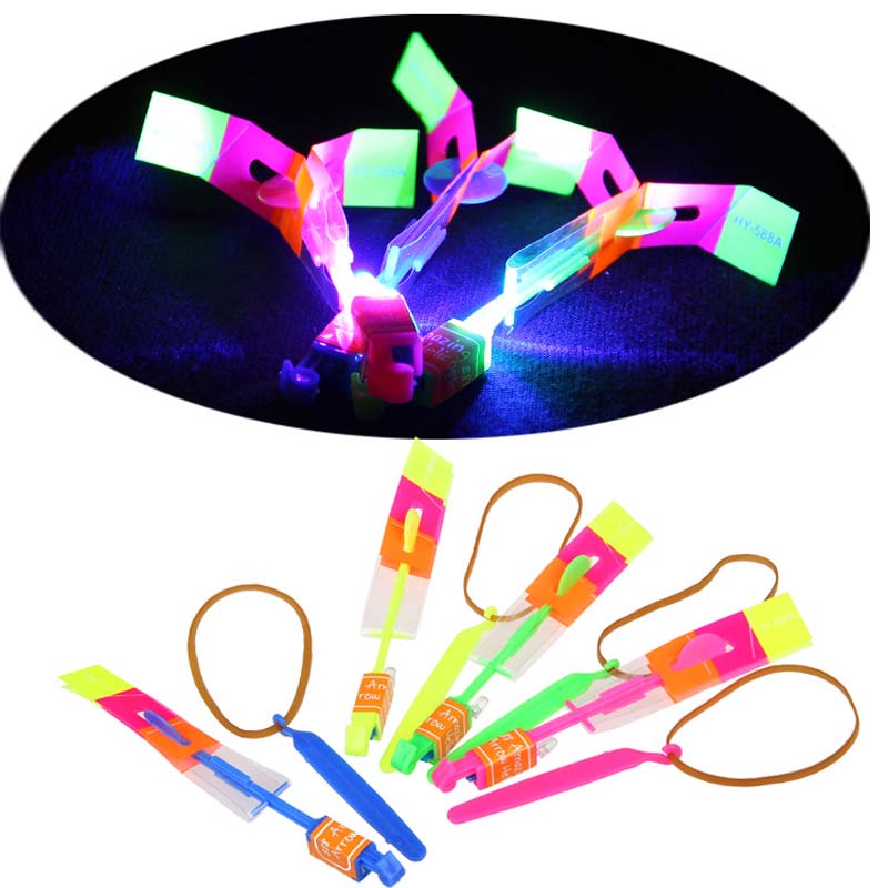 

Children Toy LED Flier Flyer LED Flying Amazing arrow helicopter Flying Umbrella Kids toys