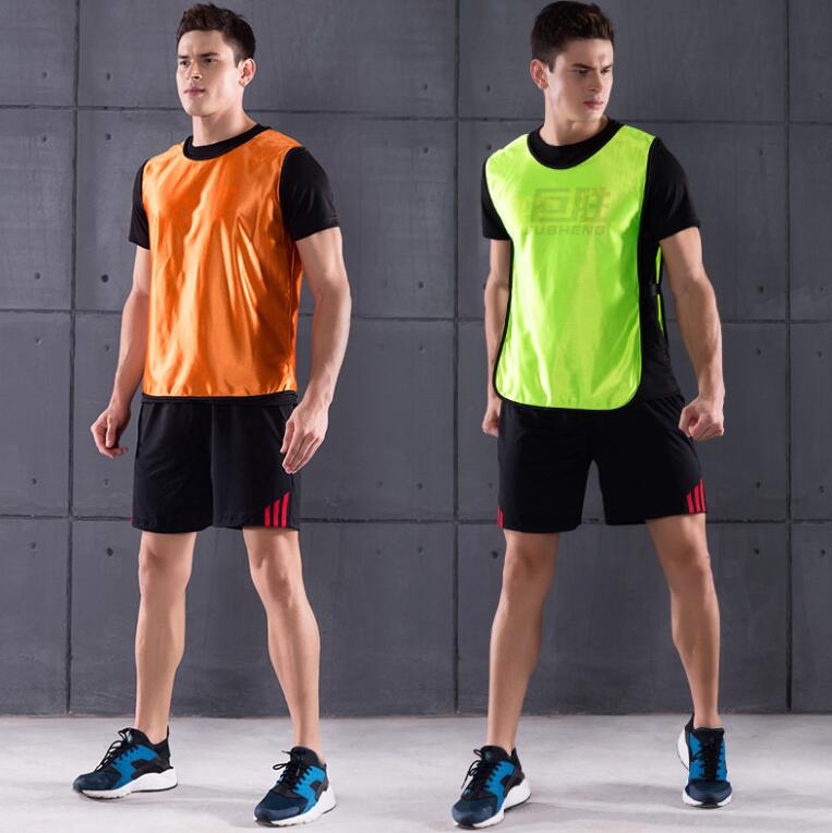 

Breathable against clothing football basketball training vest football team detachment advertising vest group expansion vest custom
