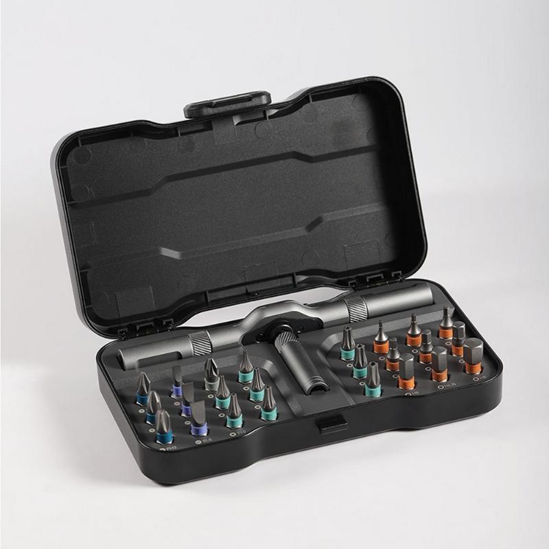 

Duka 1 Multi-purpose 24Pcs DIY Tool Kit Toolbox General Household Hand Tool Screwdriver with Box Home Disassembly