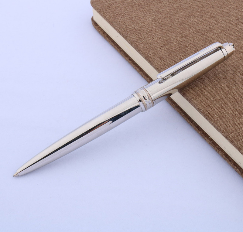 

office Writing Supplies 163 serial number series wave silver gift Metal Ballpoint Pens, No