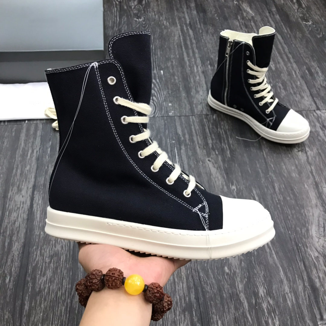 

2019 multiple styles Designer high heel shoes Sneaker Thick bottom Boots Mens Womens Fashion Casual Shoes High Top Quality Thick bottom Larg, Black