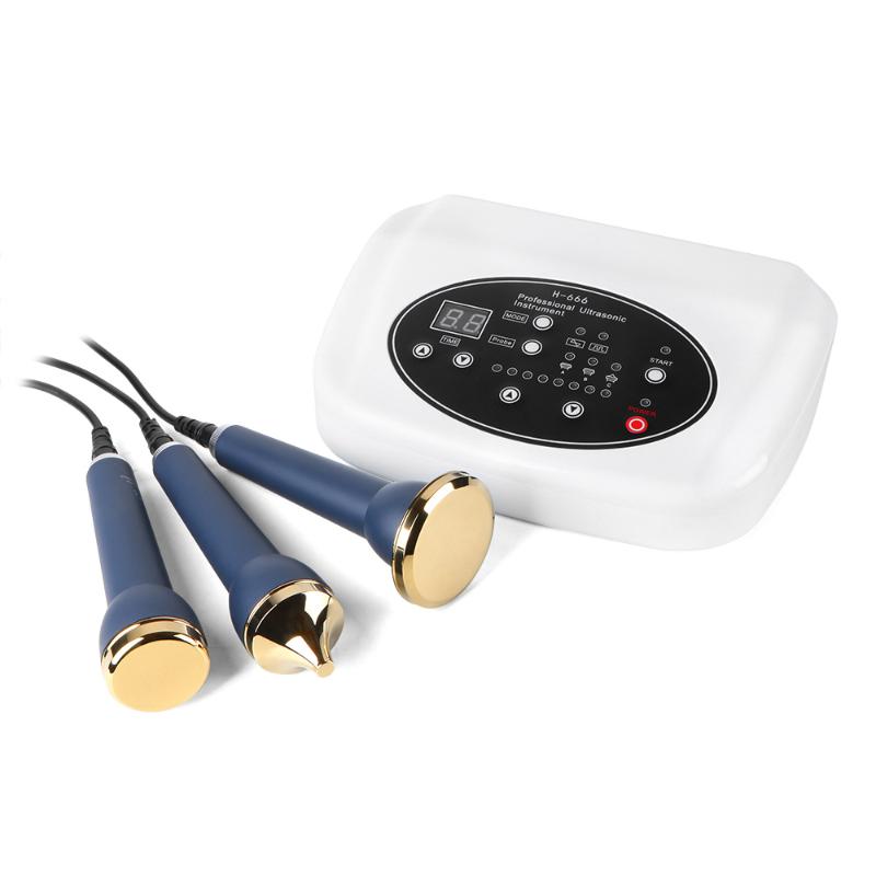 

3 Probes Ultrasound Face Lifting Skin Tightening Body Skin Massager Therapy Deep Cleaning Beauty Machine
