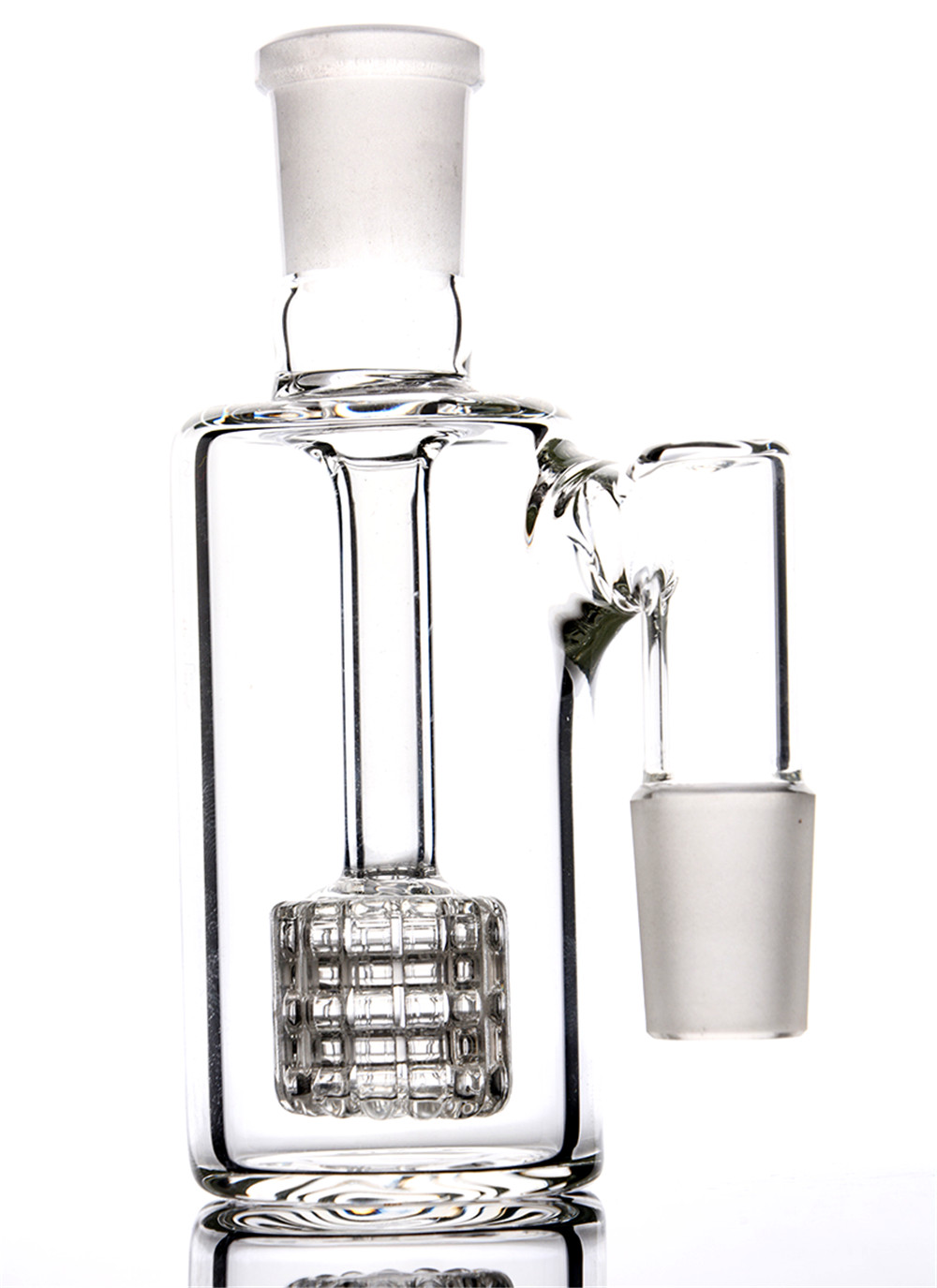 

In Stock Thick Glass 14mm Ash Catcher 18mm Glass Ash Catcher Matrix perc For Hookahs Bong Smoking Accessories Ashcatcher
