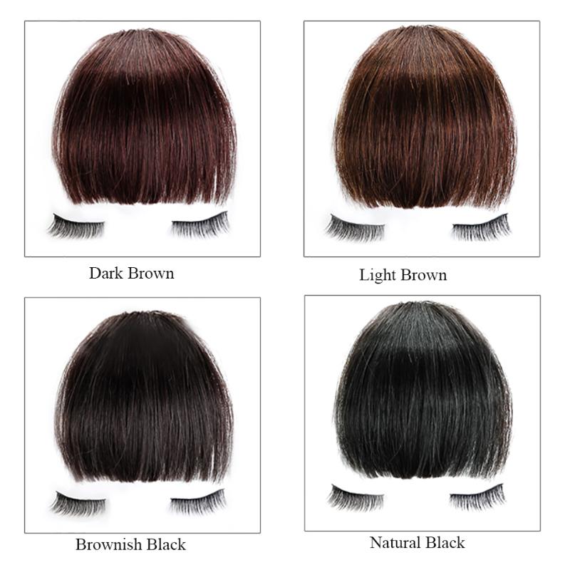 

Bangs hairpiece clip in hair extensions brazilian Human Hair Accessory fake bangs Extensions & Pieces
