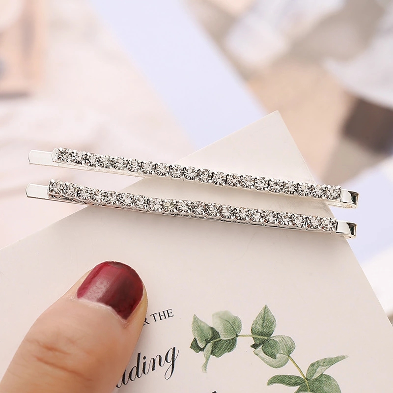 

European USA Hot Selling Luxury Designer Hairpins Decorations Accessories Wholesale Crystal Star Hair Clips for Women Girls