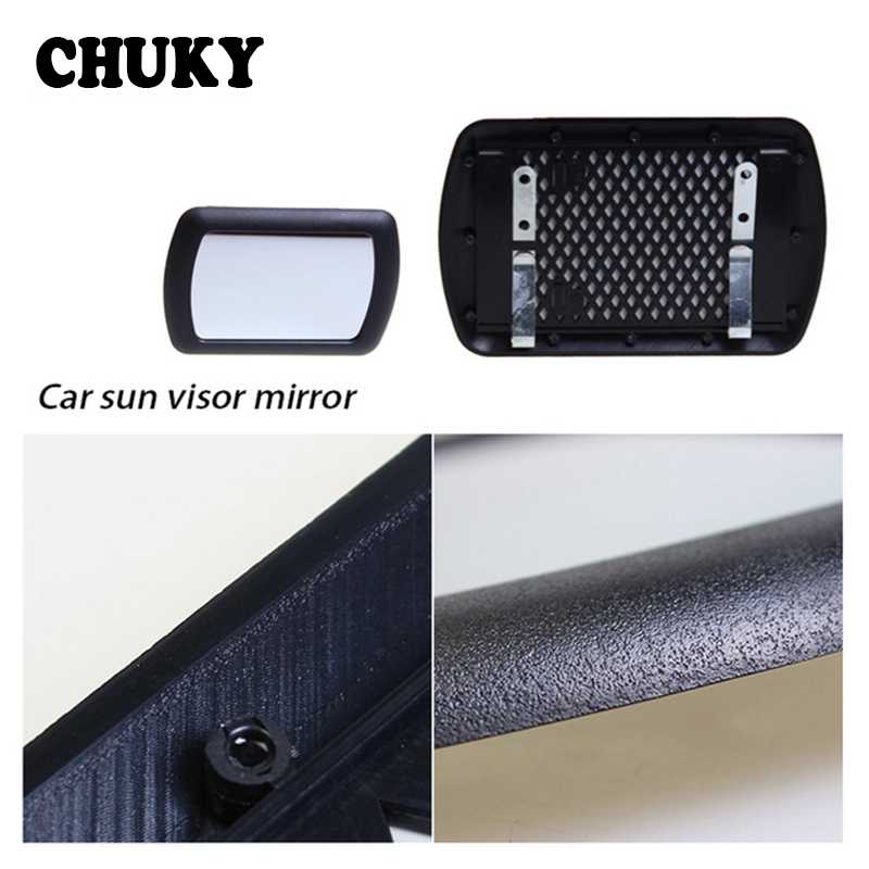 

CHUKY 1x Car Sun Visor Makeup Cosmetic Mirror For 206 307 308 508 3008 500 Punto a3 a4 b8 b7 b5 Accessories