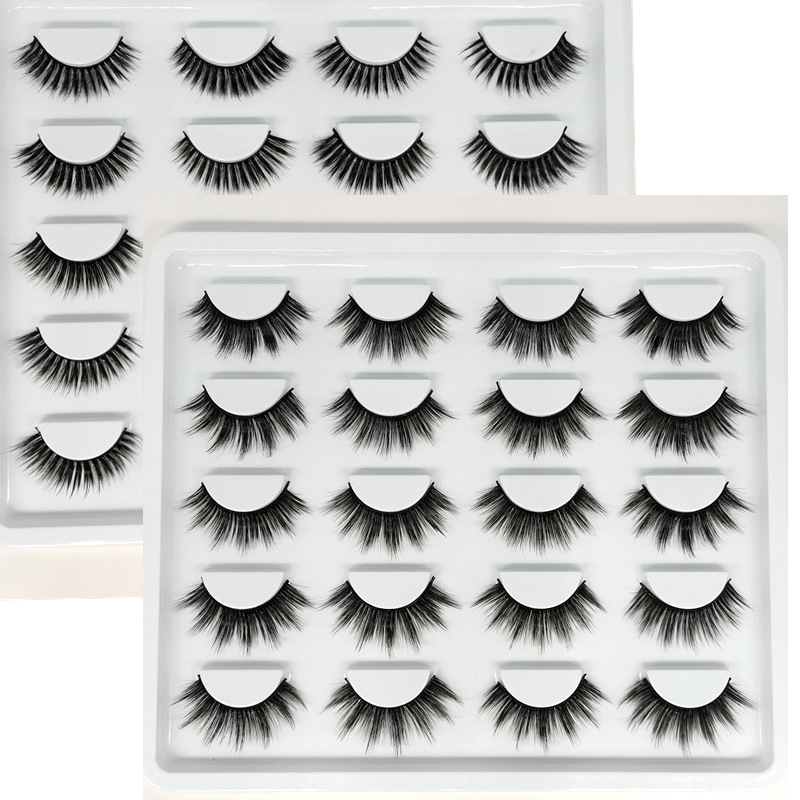 

10 pairs 100% Popular Mink Eyelashes fake Eyelashes Mink Lashes Natural Dramatic Volume Extension False
