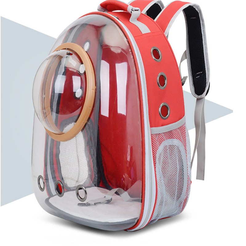 

Astronaut Bubble Outdoor Carrying Cat Travel Bag Breathable Space Transparent Carrier Pet backpack For Small Cat Dog
