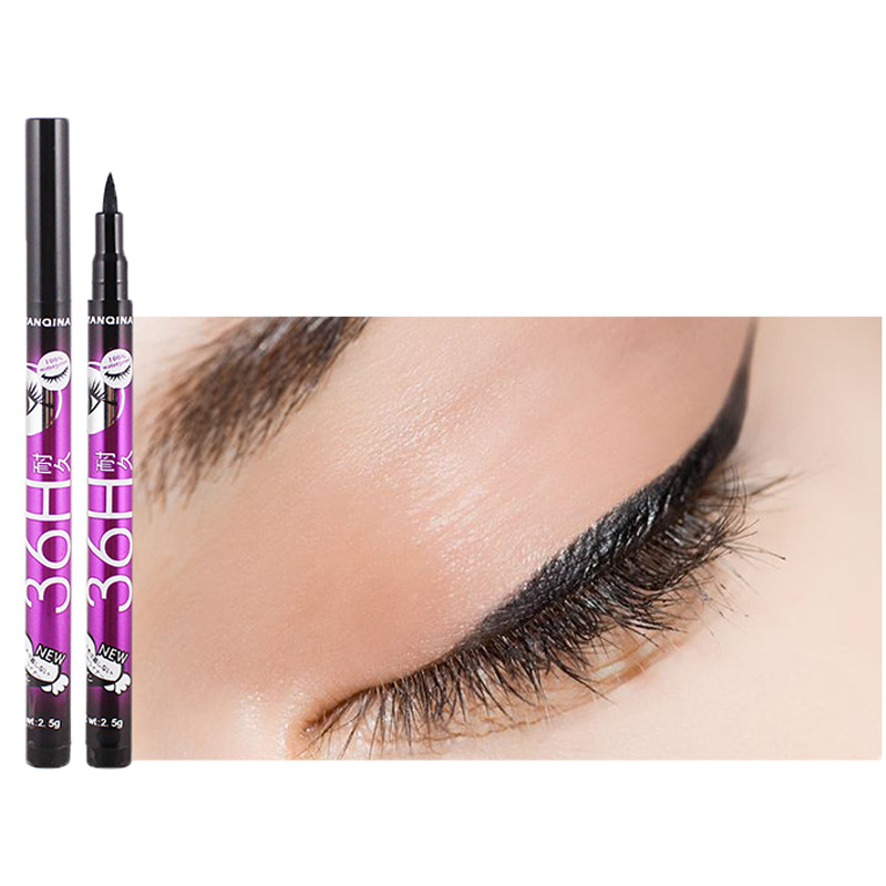 Original YANQINA Brand Black Eye Mascara Eyeliner Set Long Eyelash