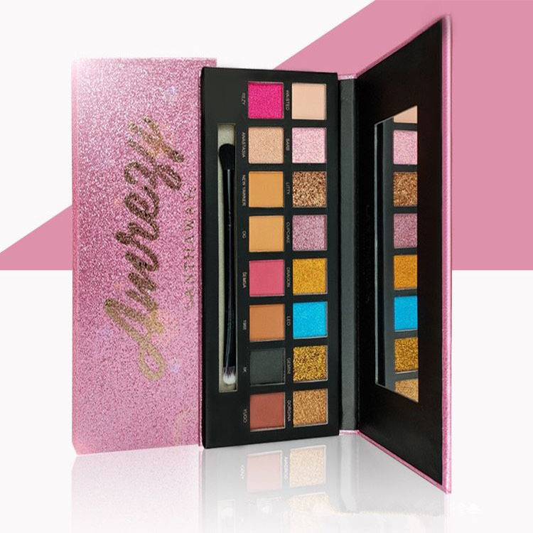 

16 Colors Matte Glitter Eyeshadow Palette Waterproof Long-lasting Glitter Shimmer Eyeshadow Pigments