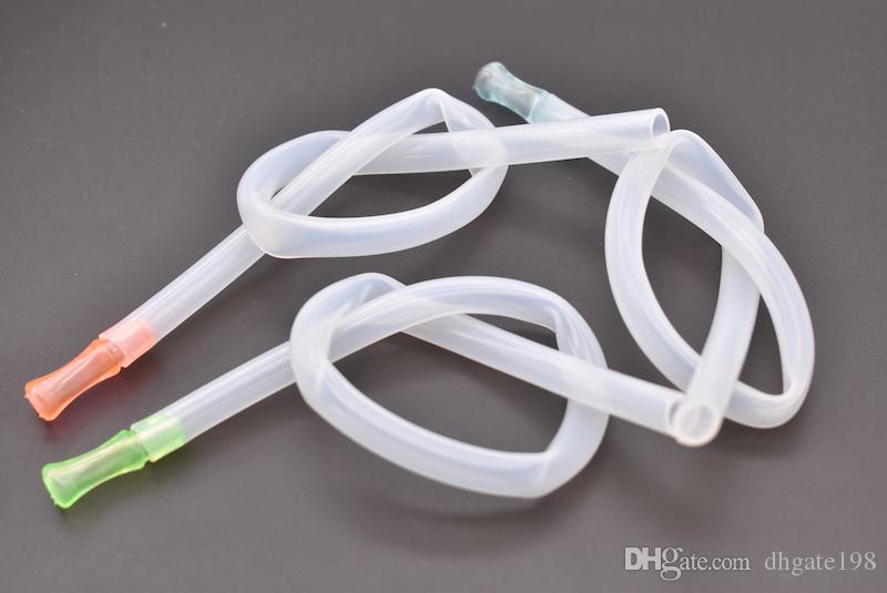 

wholesale 50cm Silicone hose 6*8mm Hookah Accessories hose with mouth tip