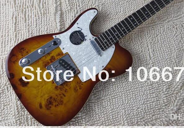 

Quality Handed TelecasterColor Rosewood Fretboard Electric Guitar White Guard Board