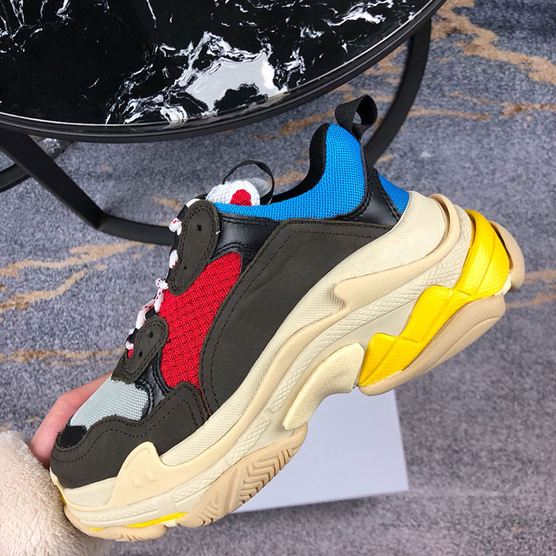 

Triple-S Designer Shoes Colors Hot Paris Designer Luxury Shoes Low Top Designer Sneakers Triple S Men Women fashion Sports Shoes, As pic