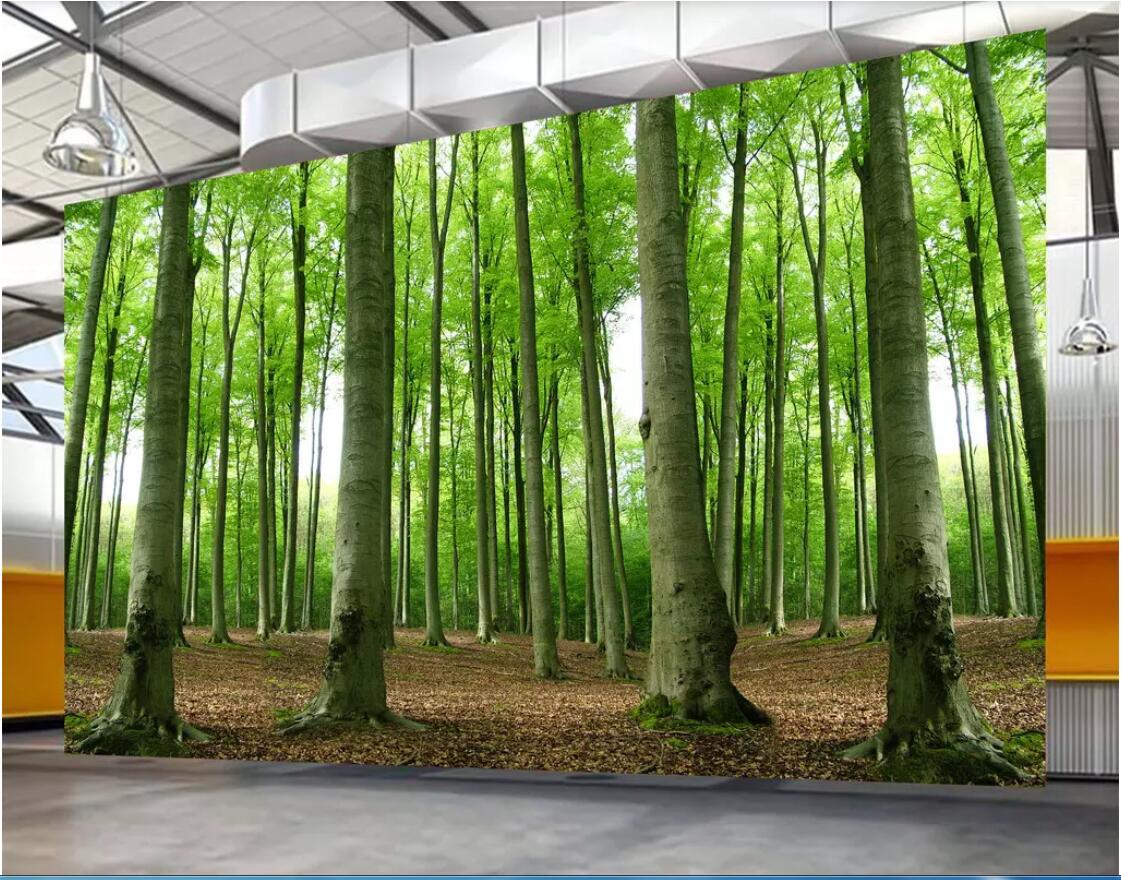 

3d wallpaper custom photo Forest nature scenery woods landscape painting living room TV background wall home decor wall art picture wall art, Picture shows