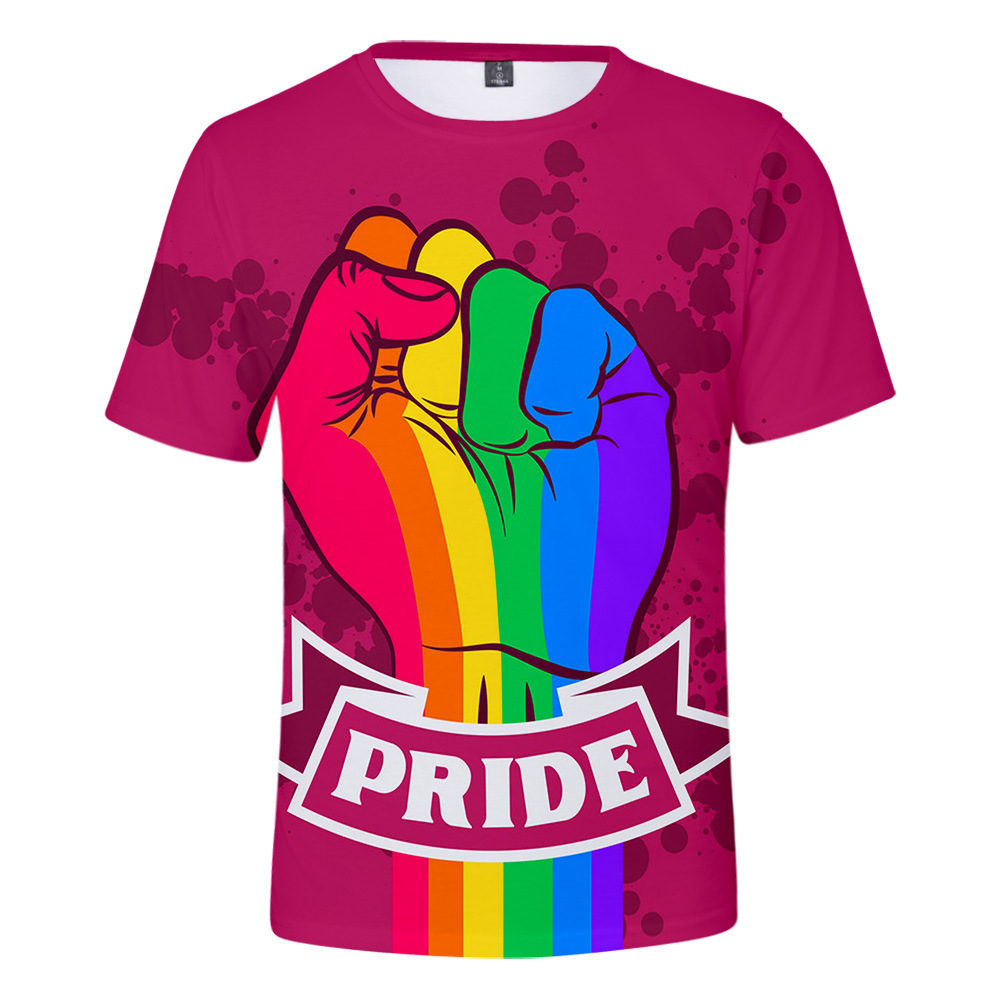 

Lgbt 3D T Shirt Women Gay Pride Shirt Lesbian Rainbow T-shirt Funny Tshirt 90s Graphic Love Is Love Top Tee Female Lgbtq Clothes, 005