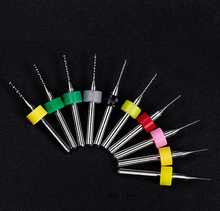 

10pcs/Set 0.1-3.0 mm Carbide Miniature Engraving PCB Carved Tungsten Steel Twist Bit Amber honey wax drilling