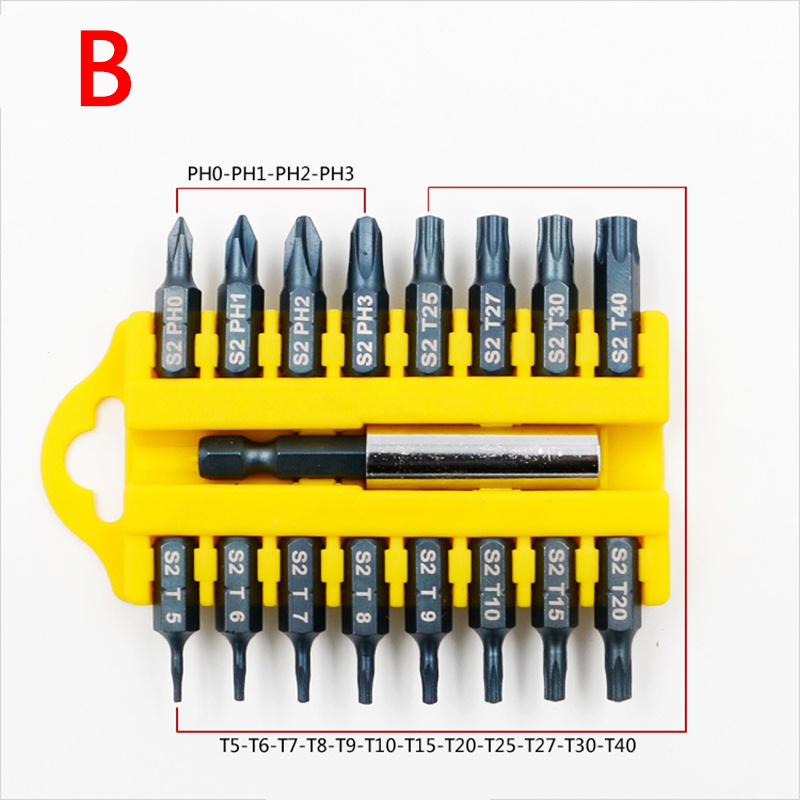 

17pcs/Set Screwdriver Star Magnetic Proof Brand Holder Bits Tamper Hex Bit Newest Latest High Quality