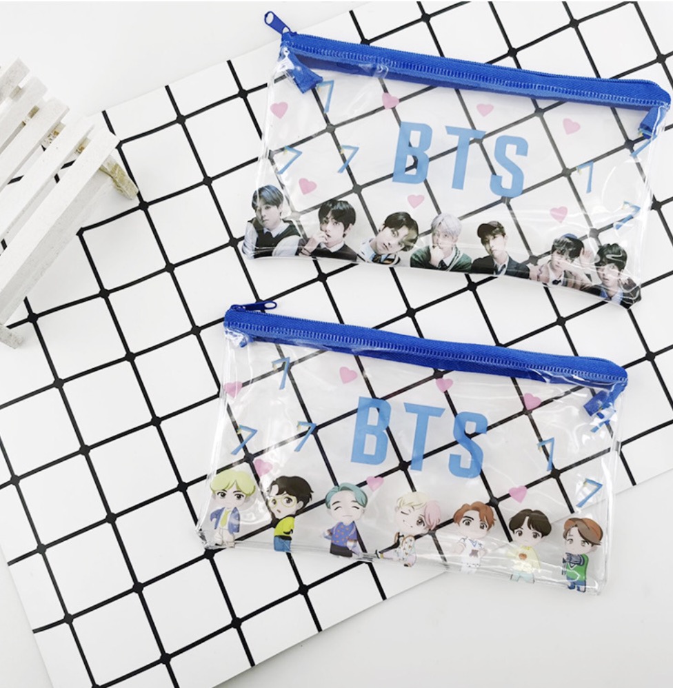 

20pcs/lot free shipping bts the map of soul 7 new style pencil bag/pouch, Customize