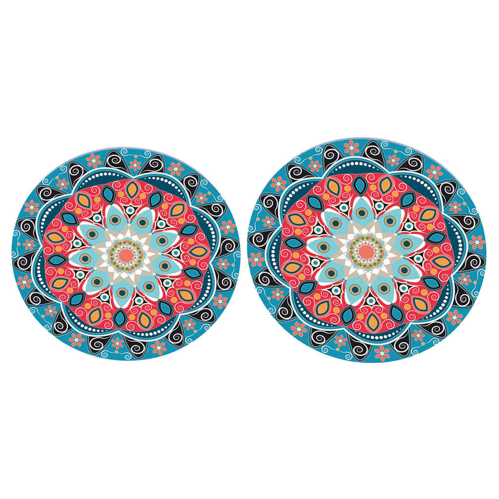 

2pcs Round Tablecloth Tablecovers Anti-slip Fitted Table Cloths For Catering