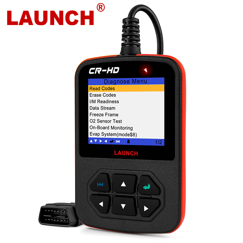 

X431 Creader CR-HD OBD2 Auto Scanner Heavy Duty Truck Scanner Diagnostic Tool Multi-Language OBD2 Free Update