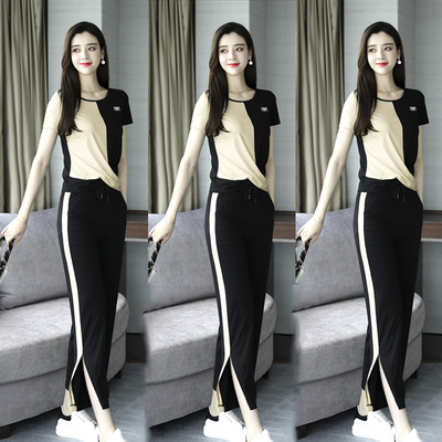 

Casual Womens Tracksuit Set 2 Piece Lounge Sets For Women Vetement Femme Conjuntos Feminino Loose Women's Tracksuits, White