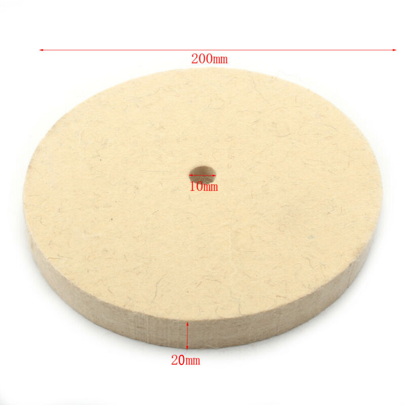 

3-10 Buffing Grinding Wheel Wool Felt Polishing Disc Rotary Kit For Aluminum