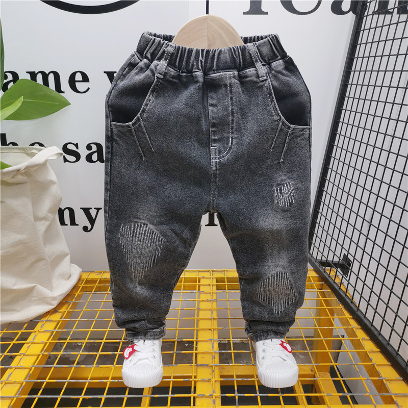 

New arrivals Boys jeans children's pants , Fashion kids boys trousers ,Toddler Baby kids Boys casual Harem Pants 2-6years, Gray