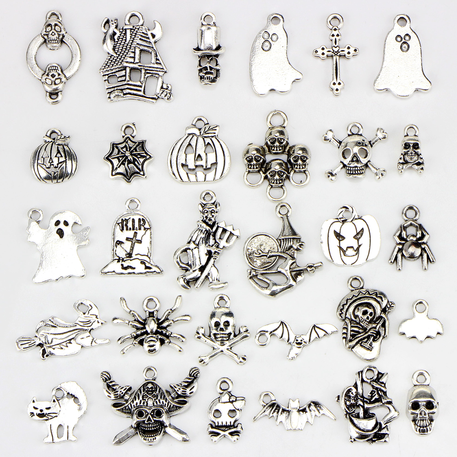 Gecko Charm//Pendant Tibetan Antique Silver 23mm 10 Charms Accessory Jewellery