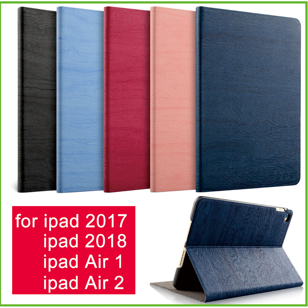 

Simplicity PU Leather Smart Cover Folio Case Auto Wake Cover Case For iPad Air 2 Air 1 Case New iPad 9.7 inch