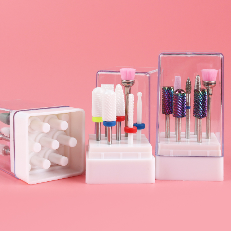 

Drill Bits Manicure Safe Head Electric Cutters Nail ceramic tungsten steel alloy set machine special grinding brush polish tool