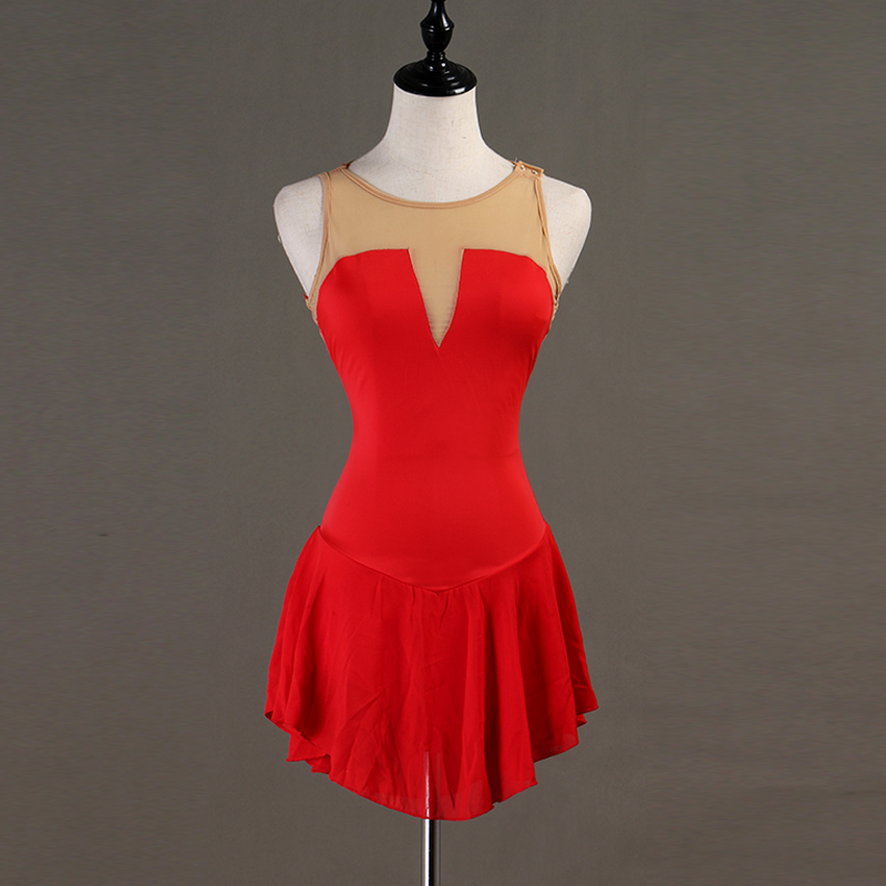 

Figure Skating Dress Women girl Ice Skating Dress royal blue Gymnastics Costume custom B144, As pic