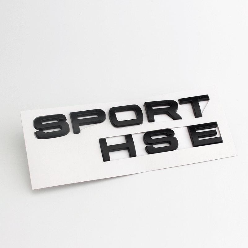 Sport Sticker Chrome Universal Auto Car 3D Logo ABS Stylish Emblem Badge Decal