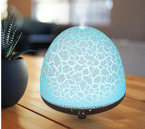 Electric Wood Humificador Grain Air Purifier Humidifier Mist Maker Aroma Diffuser LED Night Light For Home-image-437523152