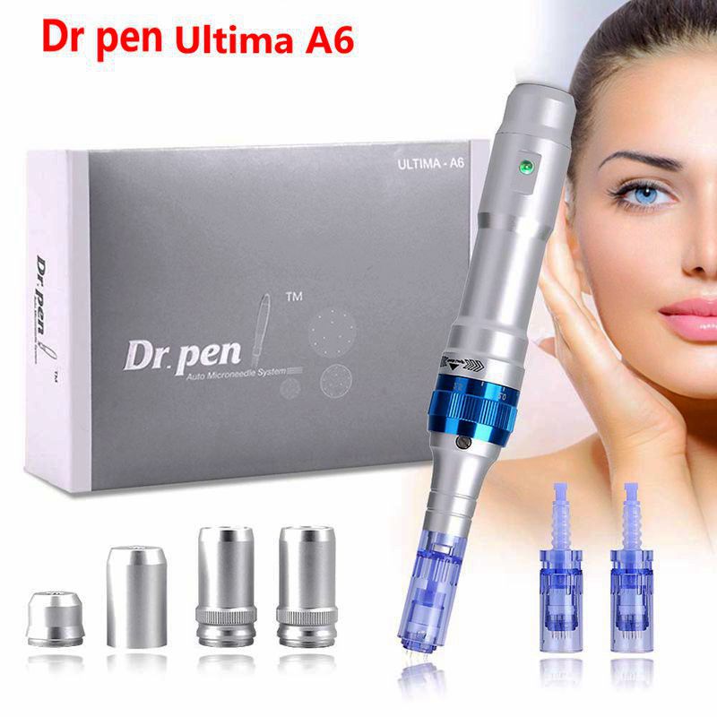 

Microneedling derma roller pen Rechargeable Wireless Derma Pen Microneedle Dr. Pen ULTIMA A6 with needle cartridges for scar remova