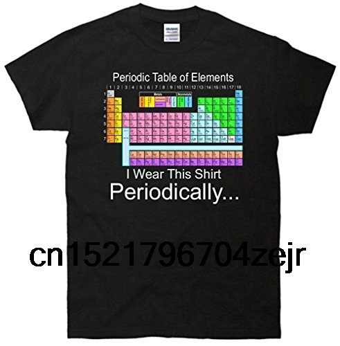 

Men T shirt I Wear this Shirt Periodically Periodic Table of Elets funny t-shirt novelty tshirt women, Men-charcoal