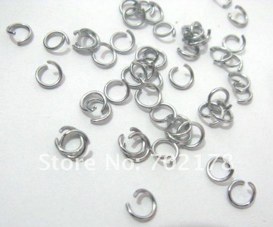 

100pcs 8mm New Cheap Beads Jewelry Findings Hot Open Jump Split Rings Connector for DIY Jewelry Findings Making, Silver