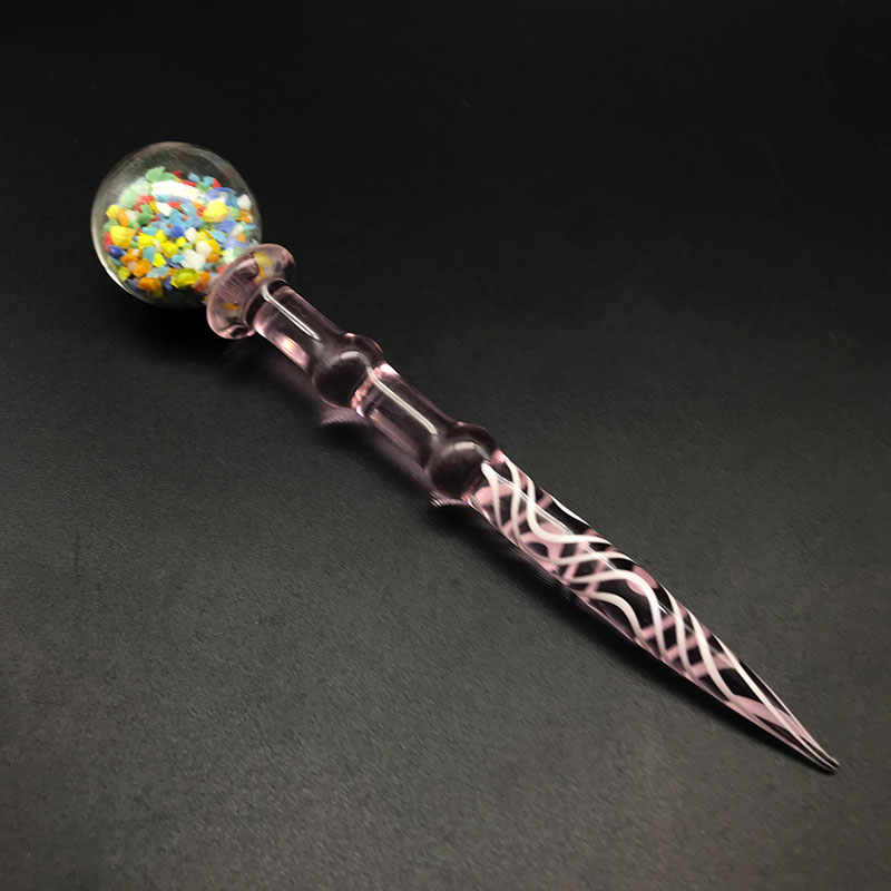 

Hot Sales 5.0 Inch Glass Dabber Unique Heady Glass Dab Tool Mushroom Head Dabber Tool Smoking Accessories For Quartz Banger Dab Rigs