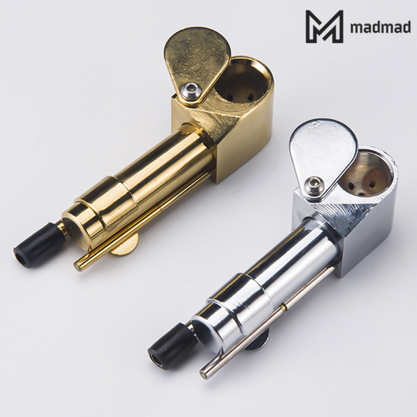 

Brass Smoking Proto Pipe Specialty Pipe Metal Portable Tobacco Herb Mini Size Vaporizer Atomizer 033