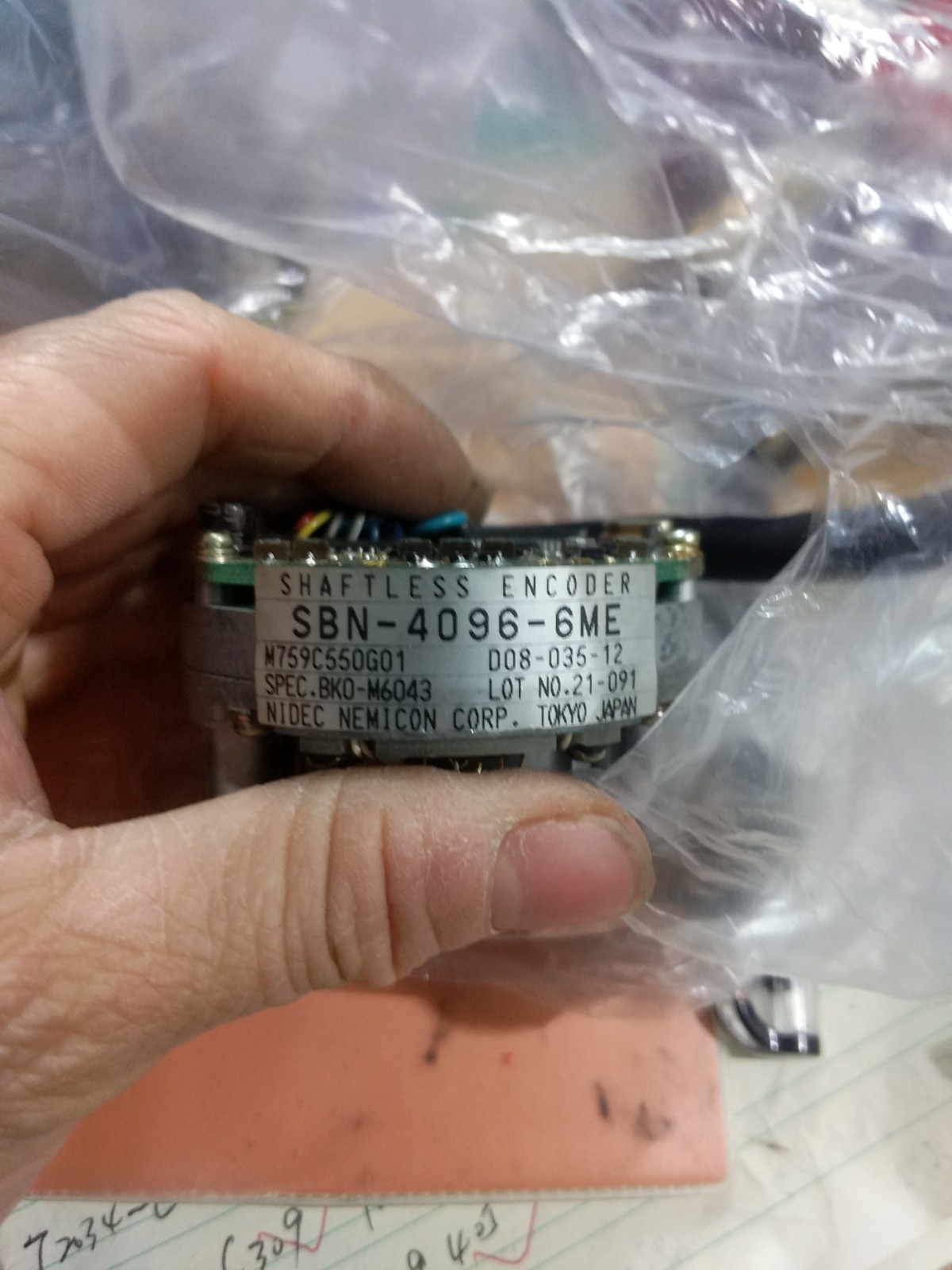 1PCS Used Mitsubishi Encoder OBA18 In Good Condition Fast Ship 