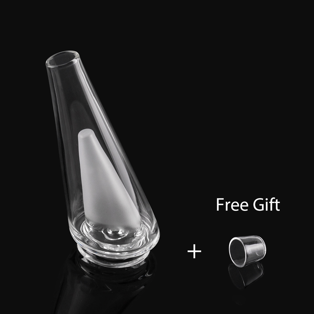 

glass attachment replacement part Colorful with free bowl Hookahs clear insert for dab smoke accessory