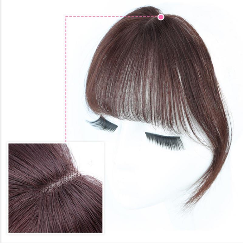 

3D Bangs Human Hair Air Bangs For Women Brazilian Hair Pieces Invisible Seamless Non-remy Replacement
