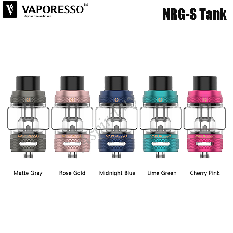 

VAPORESSO NRG-S TANK 8ml Capacity with GT Mesh Coil Push to fill System for VAPORESSO GEN S KIT VS Zeus Tank 100% Original