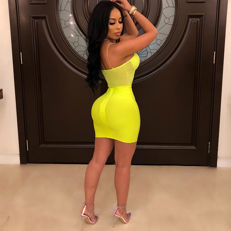 

Womens Designer Skirt Two-piece Sexy Sling Mesh Fashion Lace Solid Color Home Clothing Lady Luxury Sexy Lingerie New Arrive Top, Green