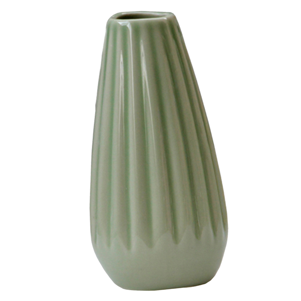 

home garden ceramic mini vase classic stripe planter pottery home decor